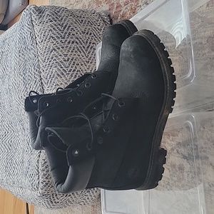 Timberland Black Leather Boots